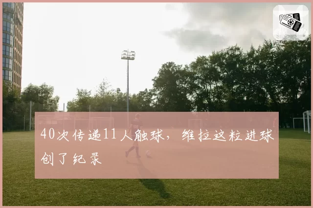 40次传递11人触球，维拉这粒进球创了纪录
