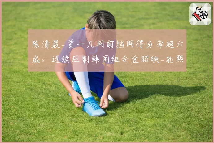 陈清晨_贾一凡网前挡网得分率超六成，连续压制韩国组合金昭映_孔熙容